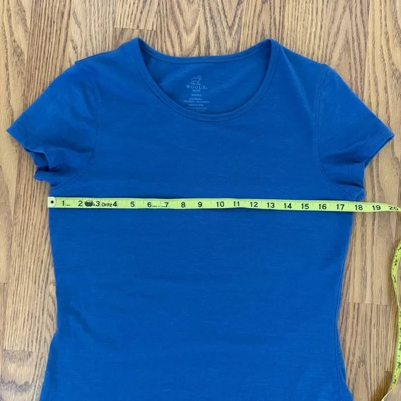 WoolX Women’s Classic Blue Addie Women's Top, Size Small, Merino - Picture 5 of 5